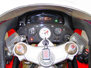 Honda NR750 dash