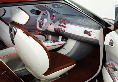 Hyundai Veloster concept car interior