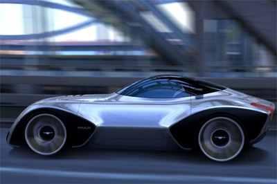 Paulin VR Concept sports car for 2012