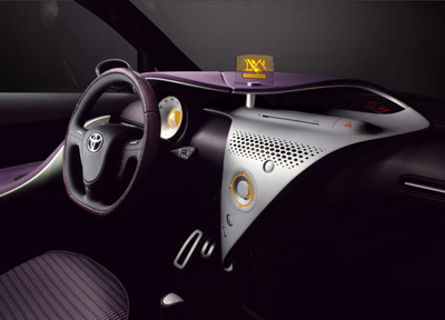 Toyota IQ concept car interior