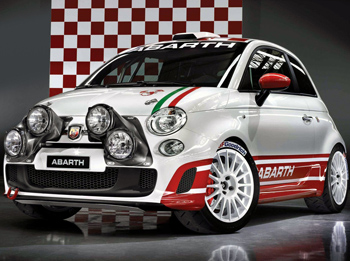 Abarth 500 R3T Rally Car