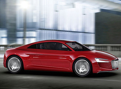 Audi R8 e-Tron electric powered concept car