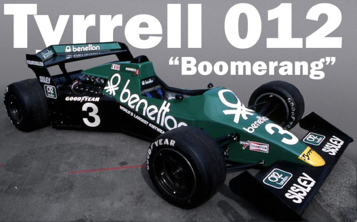 Tyrrell 012 Boomerang F1 car